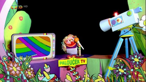 Fámula telefonuje kosmonautům a ti jí zazpívají, jak se mají ve vesmíru.