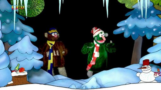 Jů chytilo blechu jménem Mikuláš a ta ho štípe v kožichu.