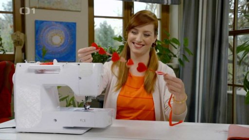 Valentýnská čelenka do vlasů