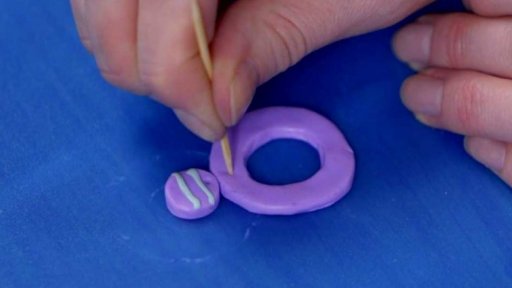 Náušnice ze zapékací hmoty