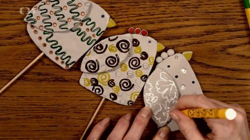 Ptáčci ze samotvrdnoucí hmoty – dokončení