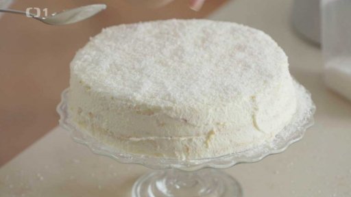 Kokosový dort – dokončení