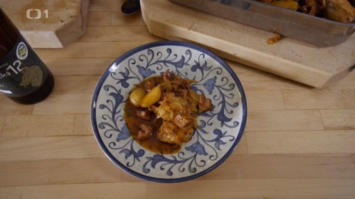 Kuřecí paličky pečené à la choucroute po plzeňsku