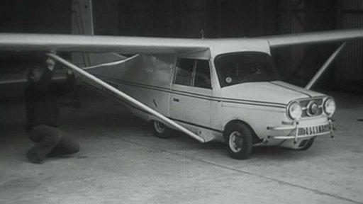 Létající automobil, který sestrojil jistý Pařížan