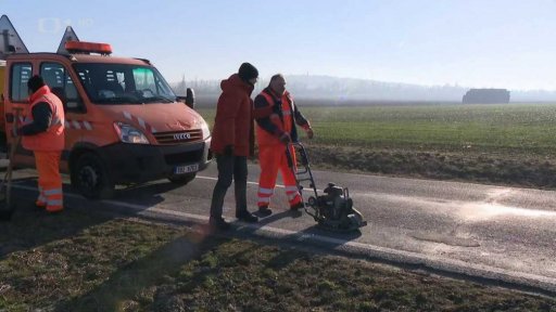 Opravy silnic po zimě