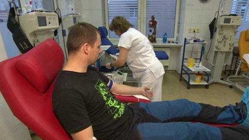 Transfuzního oddělení v karlovarské nemocnici