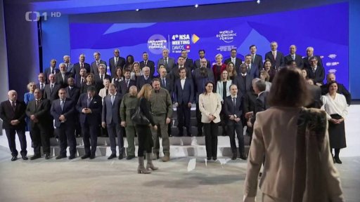 Jednání o Ukrajině v Davosu