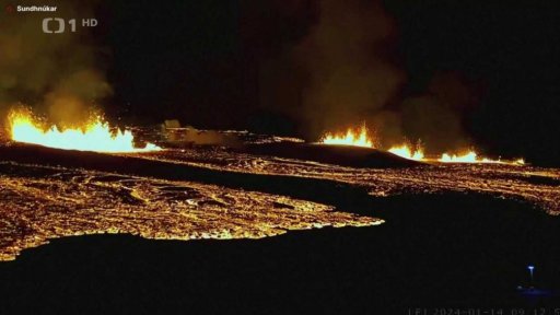 Na Islandu vybuchla sopka