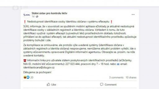 Problémy s eRecepty