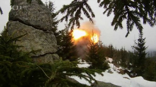 Demolice rozhledny na Knížecím stolci