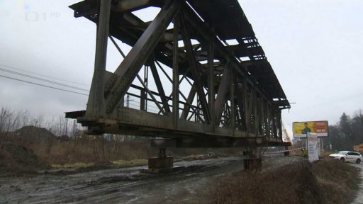 Demolice mostu v Ústí nad Labem