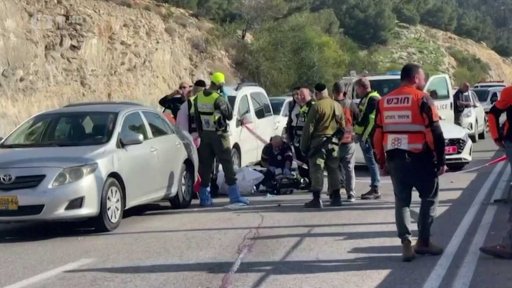 Střelba na dálnici u Jeruzaléma