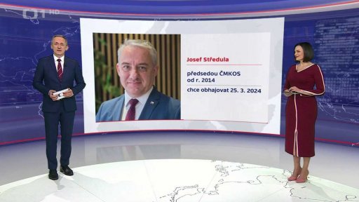 Josef Středula ve funkci ČMKOS