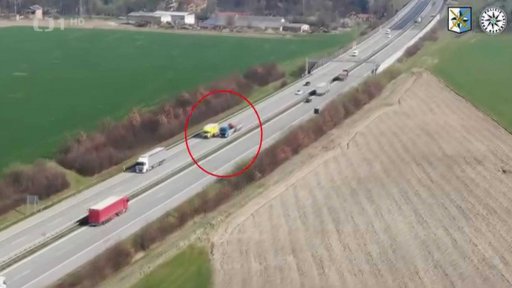 Kontrola kamionů na severu Moravy