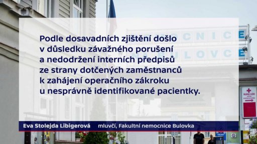 Záměna pacientek ve FN Bulovka