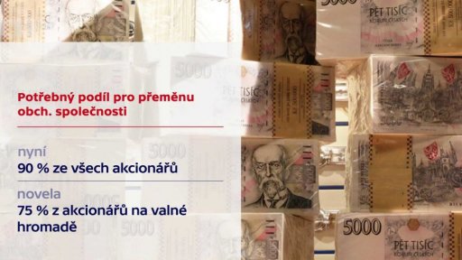 Upravy pravidel pro přeměny firem