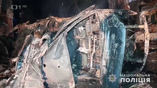 Ruské útoky na Ukrajině