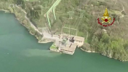 Exploze vodní elektrárny v Itálii