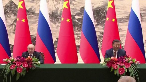 Putin na návštěvě Číny