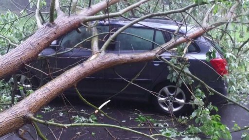 Silné bouřky na severovýchodě Čech