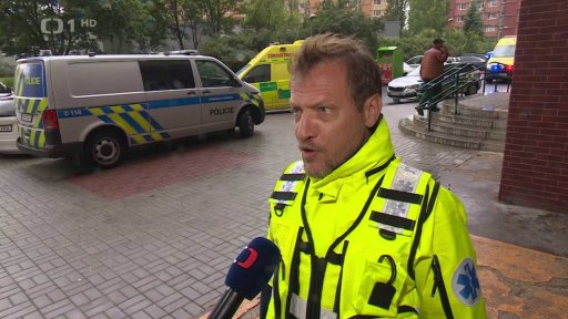 Na sídlišti v Chomutově hořel byt