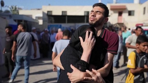 Úder na školu v Gaze