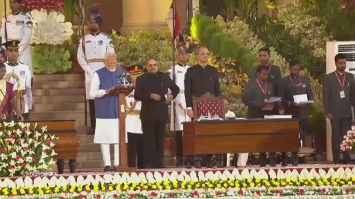 Naréndra Módí složil přísahu