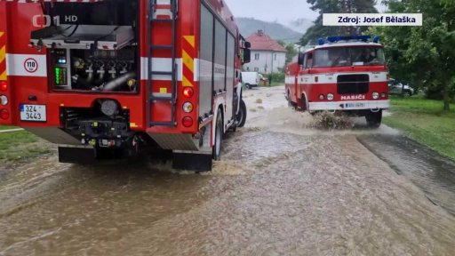 Následky bleskových povodní