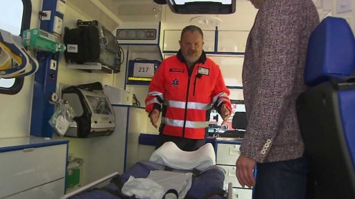 Vybavení záchranářské sanitky