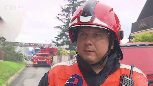 Požár ve skladu pyrotechniky