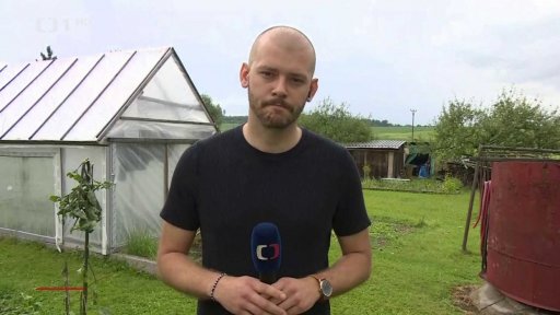 Silná bouřka a krupobití na jihu Čech