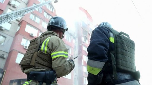 Ruský útok na Dnipro