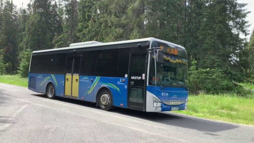 Zelené autobusy na Šumavě