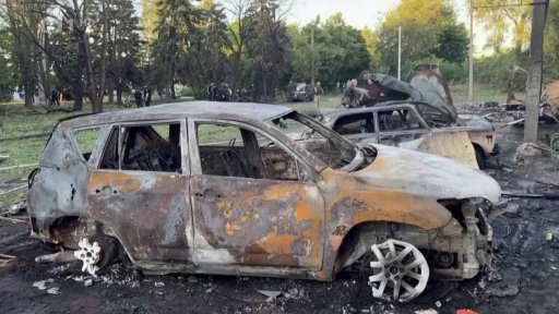 Ruský útok na Ukrajinu