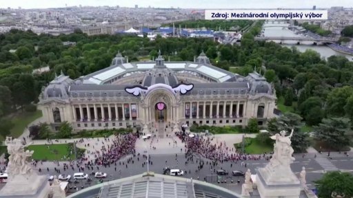 Olympijský oheň v Paříži