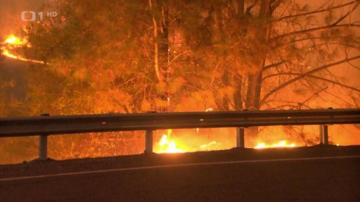 Lesní požáry v Oregonu