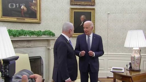 Jednání Bidena s Netanjahuem