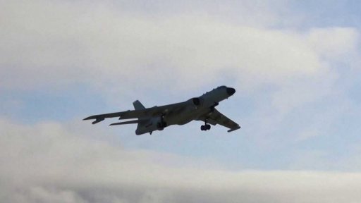 Zásah ruského bombardéru