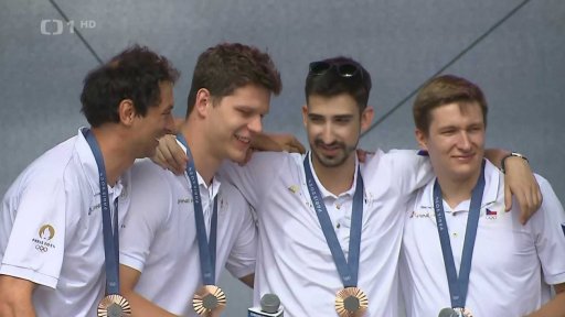 Vítání olympijských šampionů