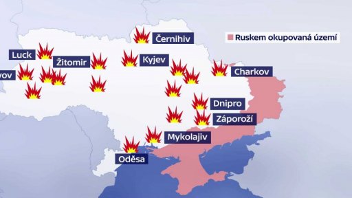 Ukrajina po útoku