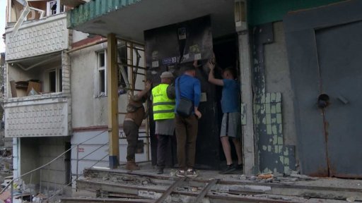 Ničení ukrajinských měst leteckými bombami