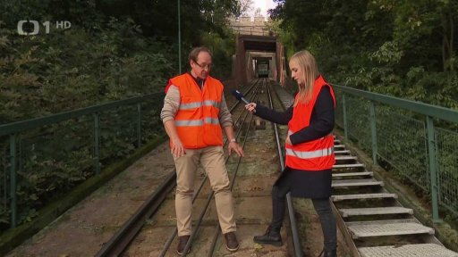 Oprava lanovky na Petřín