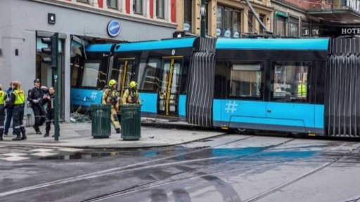 Nehoda tramvaje v Oslu