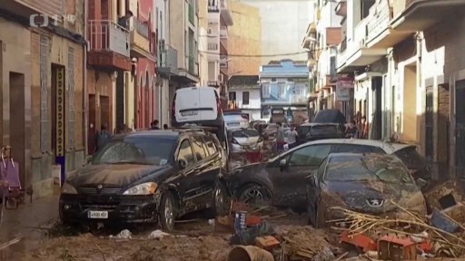 Oběti záplav ve Španělsku