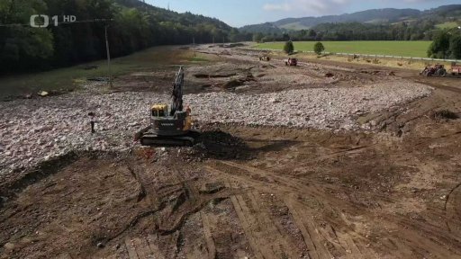 Opravy břehů a jezů po povodních