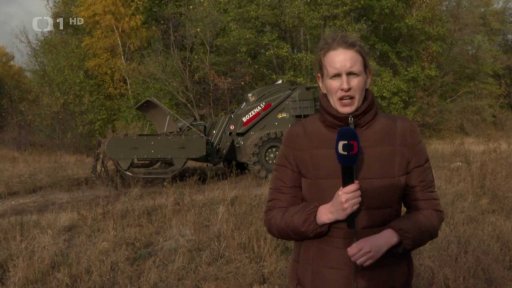 Odminovací systém Božena na Ukrajině