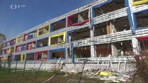 Ruské útoky na Ukrajině