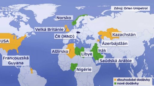 Rozmanitost zdrojů ropy
