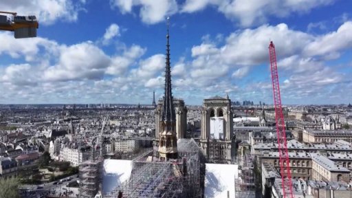 Slavnostní otevření katedrály Notre-Dame