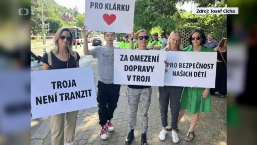 Regulace aut v Praze-Troji